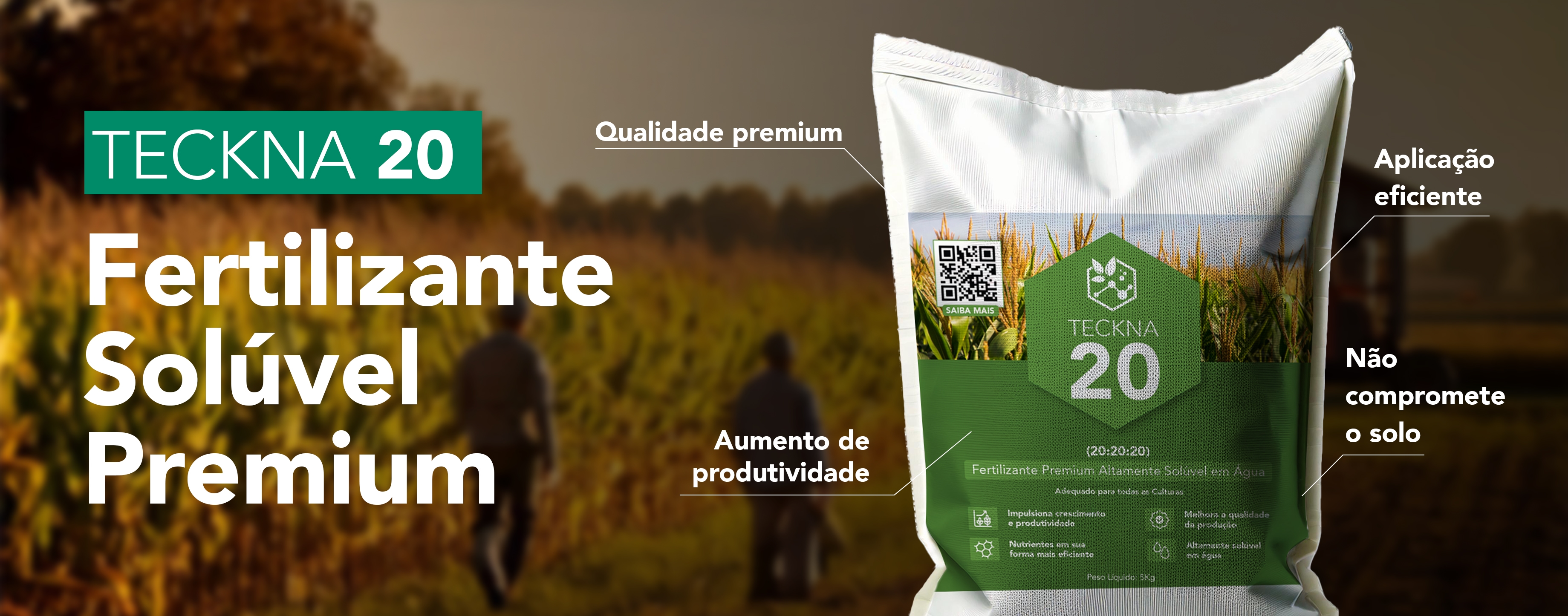 TECKNA 20: Fertilizante Solúvel Premium