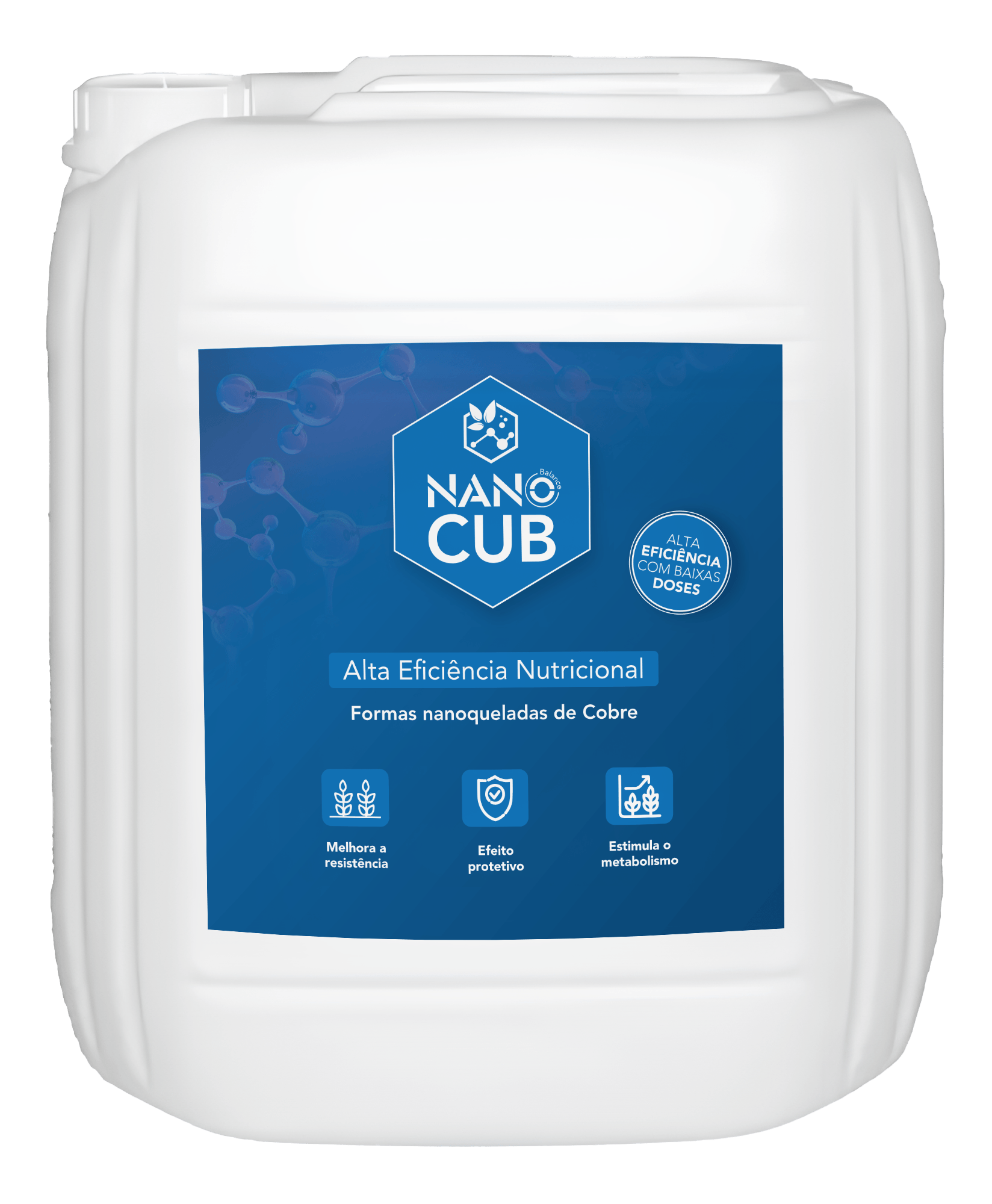 Imagem ilustrativa dos frascos de NANOBALANCE CUB