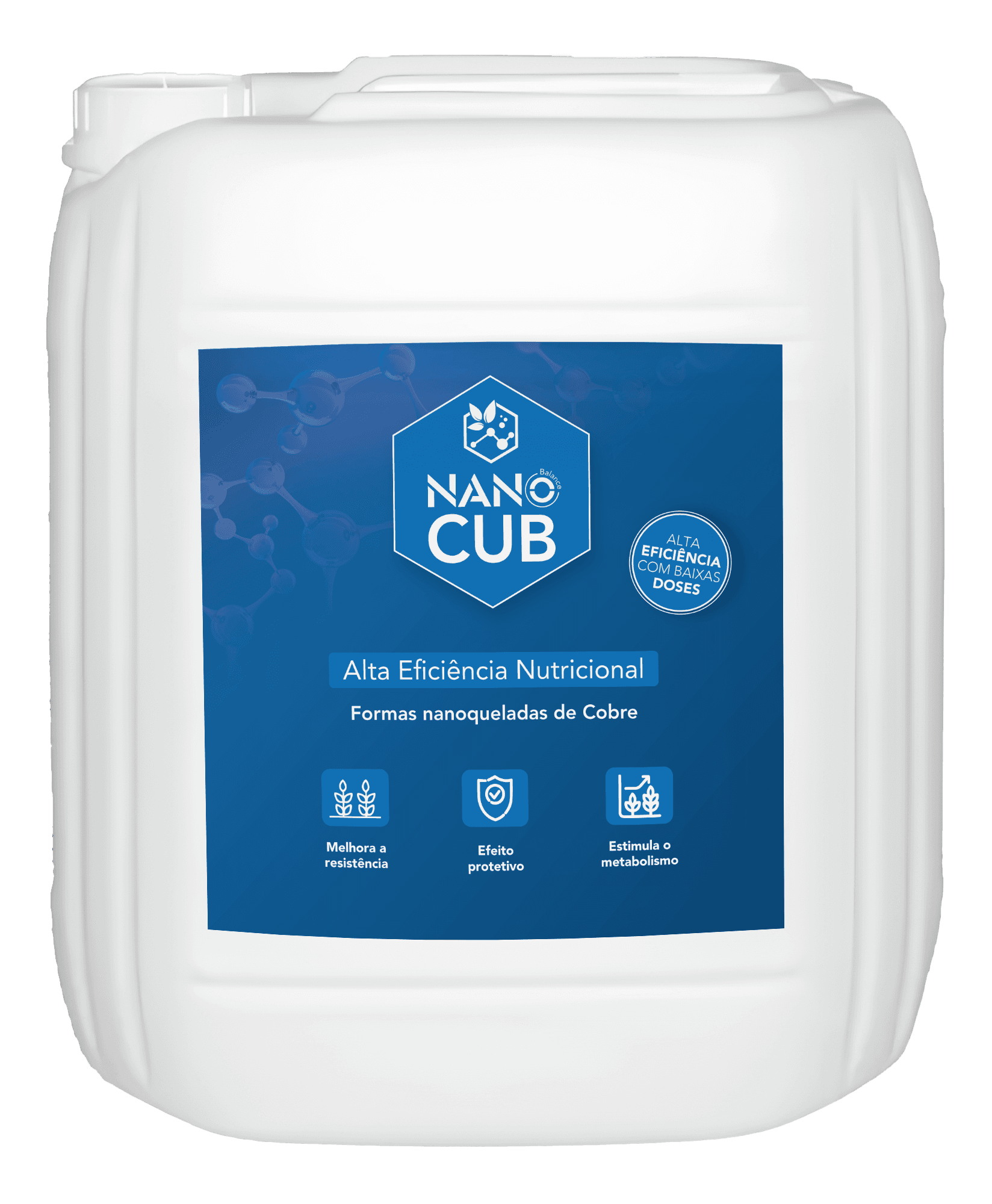 Imagem ilustrativa dos frascos de NANOBALANCE CUB